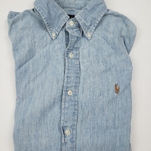 Ralph lauren denim button down M